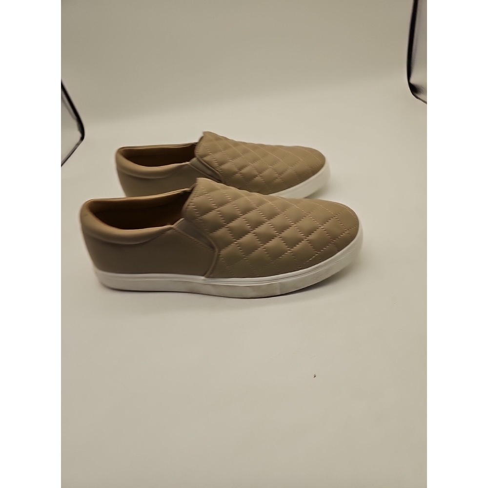 STQ Loafers‎ Women Memory Foam Slip On Sneakers Comfort Shoes Size 11 Tan